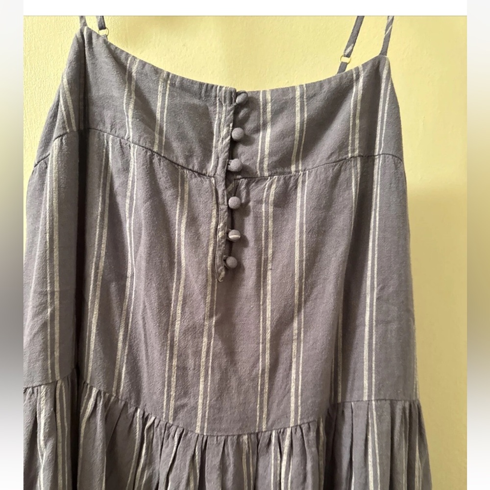 Z Supply | Waverly Stripe Maxi Dress, Worn Indigo xs - Picture 5 of 10